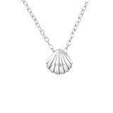 Shell - 925 Sterling Silver Silver Necklaces SD19511
