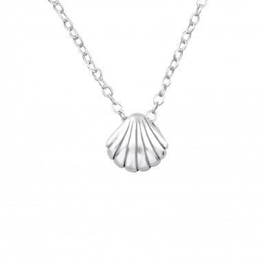 Shell - 925 Sterling Silver Silver Necklaces SD19511