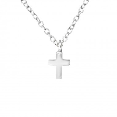 Cross - 925 Sterling Silver Silver Necklaces SD21822