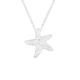 Starfish - 925 Sterling Silver Silver Necklaces SD22209