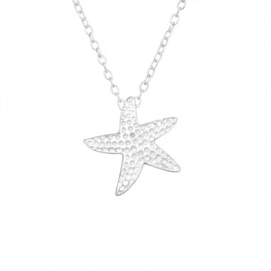 Starfish - 925 Sterling Silver Silver Necklaces SD22209