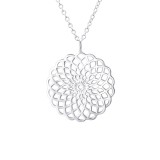 Mozaic - 925 Sterling Silver Silver Necklaces SD23313