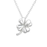 Shamrock - 925 Sterling Silver Silver Necklaces SD23519