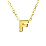"f" - 925 Sterling Silver Silver Necklaces SD24736