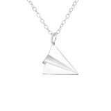 3D Origami - 925 Sterling Silver Silver Necklaces SD26053