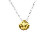 Shell - 925 Sterling Silver Silver Necklaces SD27812