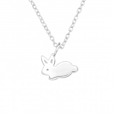 Rabbit - 925 Sterling Silver Silver Necklaces SD29660