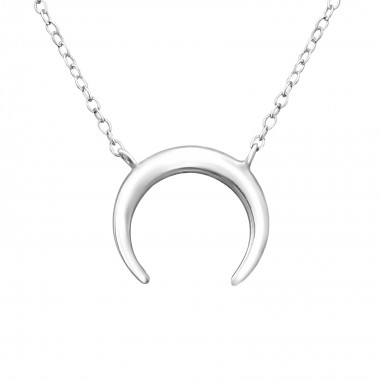 Moon - 925 Sterling Silver Silver Necklaces SD29932