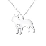 Cat - 925 Sterling Silver Silver Necklaces SD30225