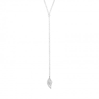 Wing Y - 925 Sterling Silver Silver Necklaces SD31763