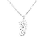Seahorse - 925 Sterling Silver Silver Necklaces SD32220
