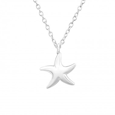 Starfish - 925 Sterling Silver Silver Necklaces SD32221
