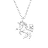 Unicorn - 925 Sterling Silver Silver Necklaces SD32222