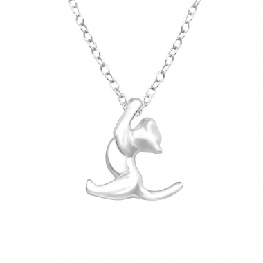 Cat - 925 Sterling Silver Silver Necklaces SD32228