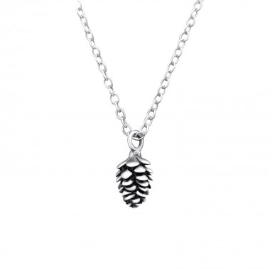 Acorn - 925 Sterling Silver Silver Necklaces SD32251