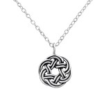 Celtic - 925 Sterling Silver Silver Necklaces SD32422