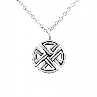 Celtic - 925 Sterling Silver Silver Necklaces SD32423