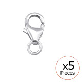 Lobster - 925 Sterling Silver Silver Necklaces SD32683 Lobster - 925 Sterling Silver Silver Necklaces SD32683