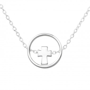 Cross - 925 Sterling Silver Silver Necklaces SD36225
