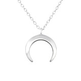 Moon - 925 Sterling Silver Silver Necklaces SD36435