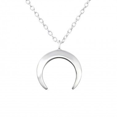 Moon - 925 Sterling Silver Silver Necklaces SD36435