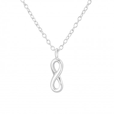 Infinity - 925 Sterling Silver Silver Necklaces SD36501