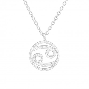Zodiac Cancer - 925 Sterling Silver Silver Necklaces SD36717