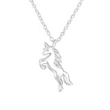 Unicorn - 925 Sterling Silver Silver Necklaces SD36723