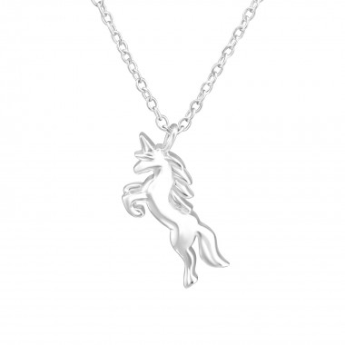 Unicorn - 925 Sterling Silver Silver Necklaces SD36723