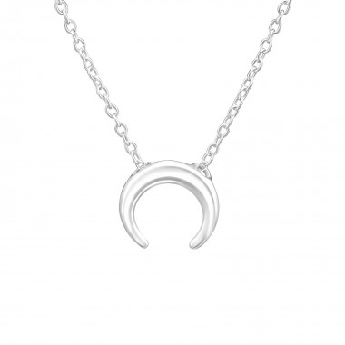 Moon - 925 Sterling Silver Silver Necklaces SD37616