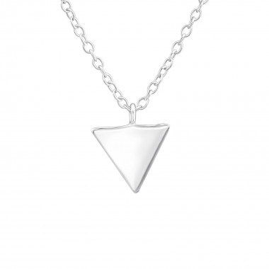 Triangle - 925 Sterling Silver Silver Necklaces SD37627