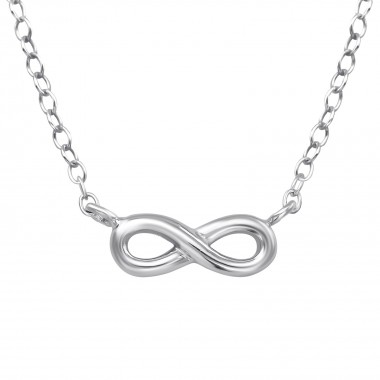 Infinity - 925 Sterling Silver Silver Necklaces SD39346