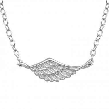 Wing - 925 Sterling Silver Silver Necklaces SD39347