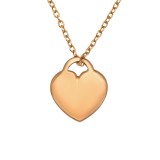 Heart - 925 Sterling Silver Silver Necklaces SD39412