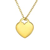 Heart - 925 Sterling Silver Silver Necklaces SD39413
