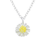 Flower - 925 Sterling Silver Silver Necklaces SD39550