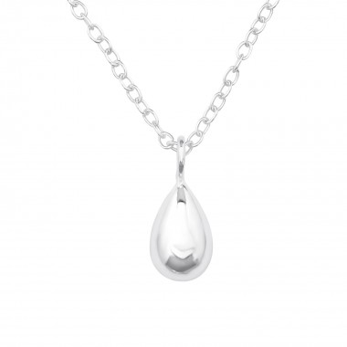 Pear - 925 Sterling Silver Silver Necklaces SD39713