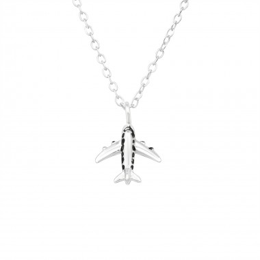 Aircraft - 925 Sterling Silver Silver Necklaces SD39885
