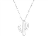 Cactus - 925 Sterling Silver Silver Necklaces SD39887