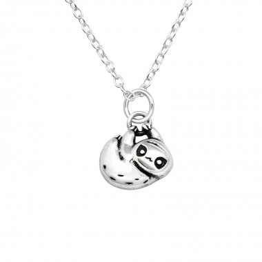 Sloth - 925 Sterling Silver Silver Necklaces SD40025