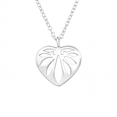 Heart - 925 Sterling Silver Silver Necklaces SD40031