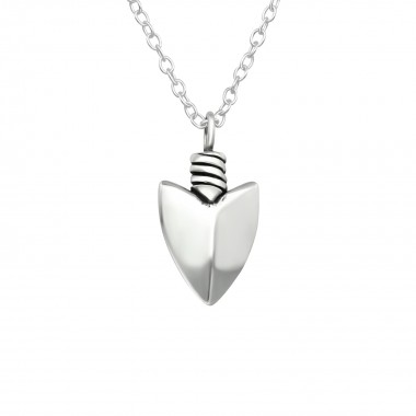 Arrowhead - 925 Sterling Silver Silver Necklaces SD40034