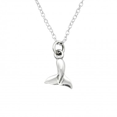 Whale - 925 Sterling Silver Silver Necklaces SD40454