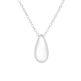 Pear - 925 Sterling Silver Silver Necklaces SD40562