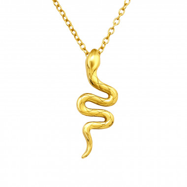 Snake - 925 Sterling Silver Silver Necklaces SD40567