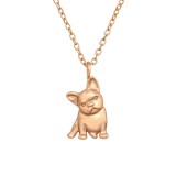 Dog - 925 Sterling Silver Silver Necklaces SD40568