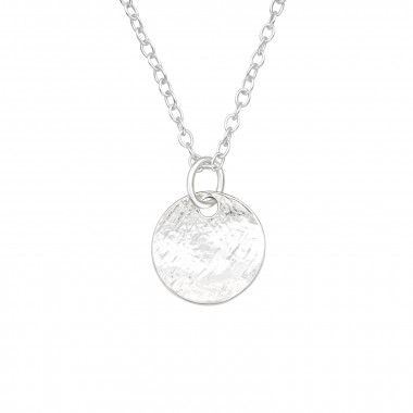 Round - 925 Sterling Silver Silver Necklaces SD40722