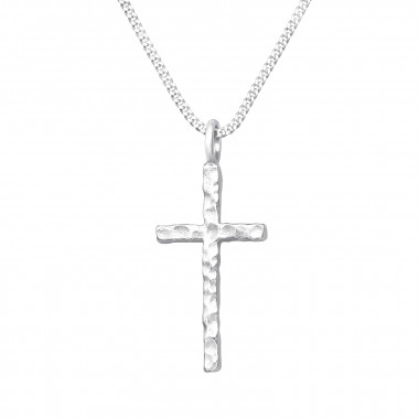 Cross - 925 Sterling Silver Silver Necklaces SD41349