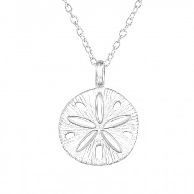 Flower - 925 Sterling Silver Silver Necklaces SD41351