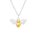 Bee - 925 Sterling Silver Silver Necklaces SD42024